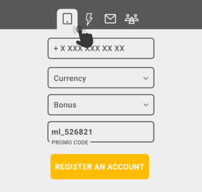 Registration by phone